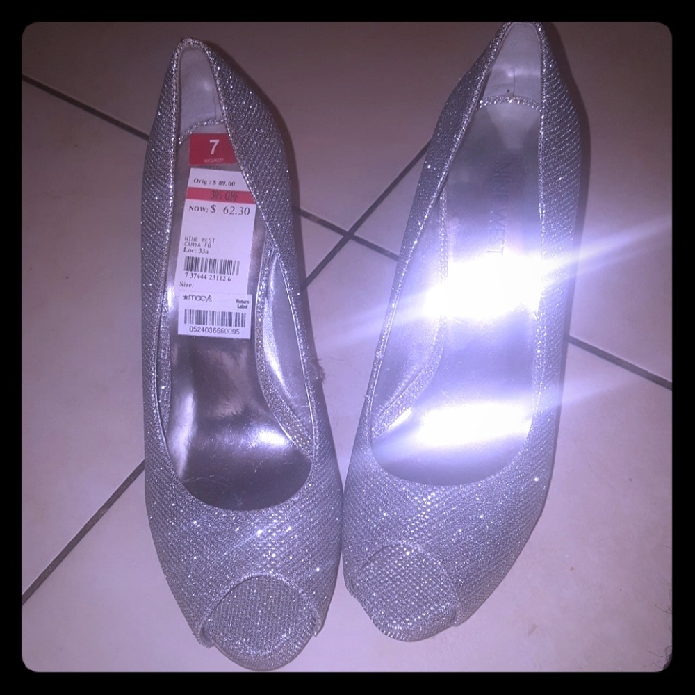 Silver heels